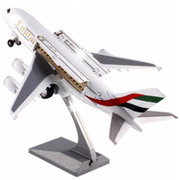DUŻY SAMOLOT PASAŻERSKI EMIRATES BOEING 787 METALOWY MODEL DŹWIĘK ŚWIATŁO