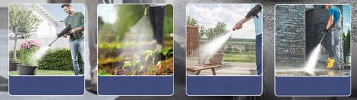 MYJKA CIŚNIENIOWA AKUMULATOROWA DO OKIEN OGRODU KOSTKI 2X AKUMULATOR na Arena.pl