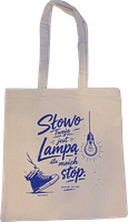 Torba bawełniana naturalna - Słowo twoje jest lampą dla moich stóp Psalm 119,105