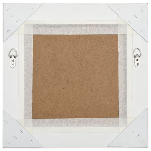 Lustro ścienne w stylu barokowym, 40x40 cm, białe na Arena.pl