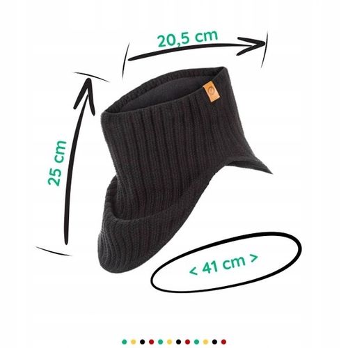 Zimowy komin z ociepleniem Brødrene k1 czarny 9911 na Arena.pl