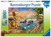 Puzzle XXL 100 elementów. Studnia w dżungli