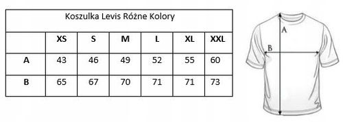 Levi's KOSZULKA r XL męska t-shirt biała levis na Arena.pl