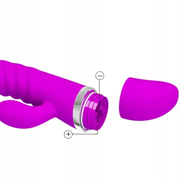 Silikonowy wibrator rabbit, punkt G, łechtaczka zdjęcie 6