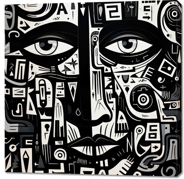 Obraz 100x100cm Labirynt Myśli zdjęcie 1