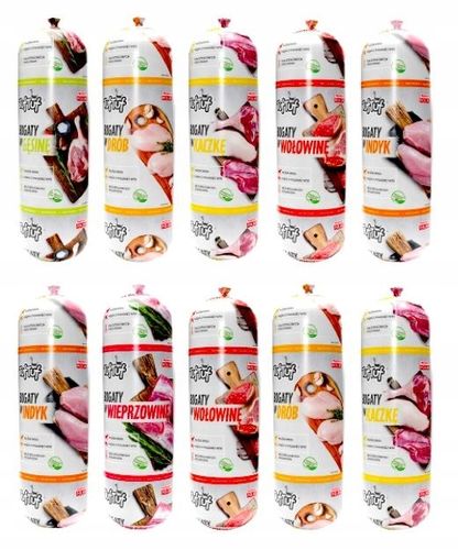 BATON 70% MIĘSA + GRATIS TUTU KARMA DLA PSA 20x900 MIX KIEŁBASA TUF TUF na Arena.pl