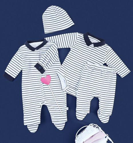 Czapka biała w paski 36 na Arena.pl