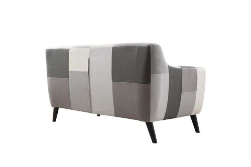 Sofa dwuosobowa Patchwork grey mix na Arena.pl