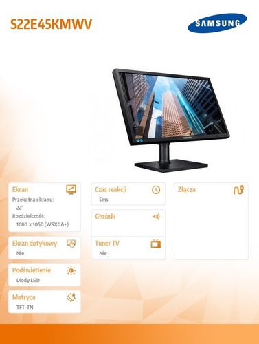 Samsung 22' S22E45KMWV na Arena.pl