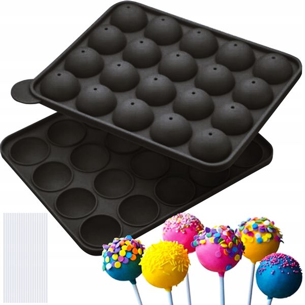 Forma do Ciasteczek Silikonowa Pops Cake Patyczki zdjęcie 1