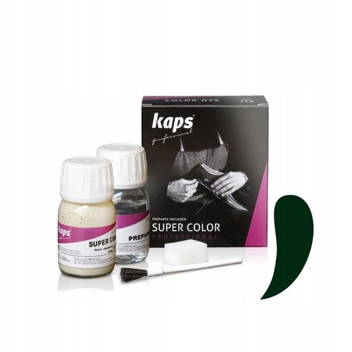 SUPER COLOR 25 ML+ PREPARER 25 ML CIEMNOZIELONY- KAPS PROFESSIONAL na Arena.pl