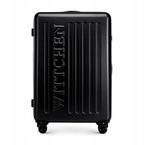 WITTCHEN duża walizka z ABS-u z logo czarna na Arena.pl