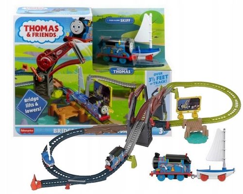 FISHER PRICE TOMEK I PRZYJACIELE MOST ZWODZONY ZESTAW TORÓW + lokomotywka na Arena.pl