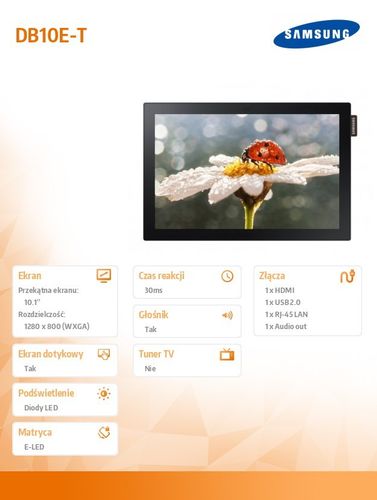 Samsung 10'' DB10E-T na Arena.pl