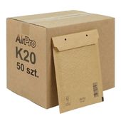 Koperty bąbelkowe ochrona przesyłek PREMIUM brązowe AirPro K20 50 szt.