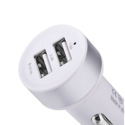 Ładowarka samochodowa DEVIA Smart Charger 2USB biała 2.4A na Arena.pl