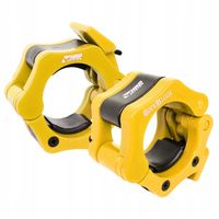 HRD SYSTEM ZACISKI NA GRYF OLIMPIJSKI 50MM SZTANGĘ HG 2 SZT. ŻÓŁTE