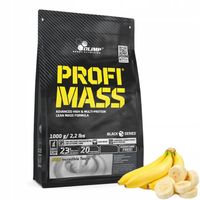 OLIMP PROFI MASS 1 KG BANAN GAINER BIAŁKO MASA BULK