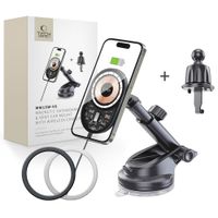 Uchwyt Samochodowy Magnetyczny Tech-Protect 15W MagSafe DO Kokpitu i Kratki