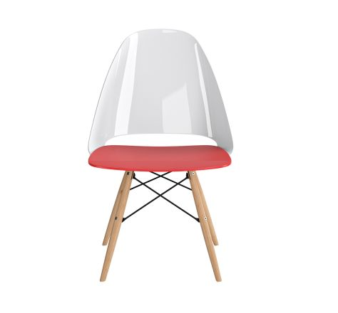 Krzesło Aero red/white D2 na Arena.pl