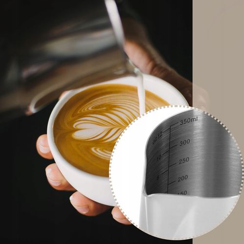 DZBANEK DO SPIENIANIA MLEKA 350 ML MLECZNIK STALOWY STAL NIERDZEWNA na Arena.pl