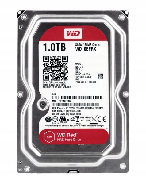 DYSK TWARDY WD RED WD10EFRX 3.5" SATA zdjęcie 1