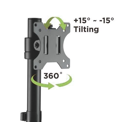 Stojak TV Biurkowa Podstawka pod Monitor LED/LCD 17-32 Cali zdjęcie 8