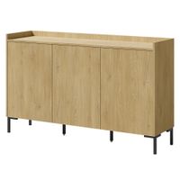 Komoda z drzwiami uchylnymi Liam 3D 150 Dąb Cremona