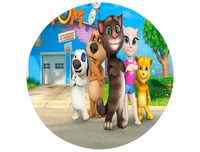 Opłatek na tort Gadający Kot