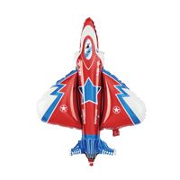 Balon foliowy odrzutowiec, 103 x 96 cm