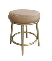 Taboret Ben noga metalowa złota MG06