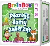 Gra edukacyjna quiz dla dzieci i dorosłych BrainBox Poznaję domy zwierząt