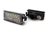 Fiat, Dodge, Jeep, Maserati lampki tablicy rejestracyjnej LED 550lm, 2szt 12V