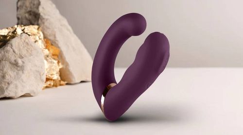 wibrator do punktu g ze stymulatorem variety burgundy rocks-off na Arena.pl