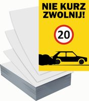 Ulotki A4 reklamowe firmowe 100szt projekt w cenie NIE KURZ ZWOLNIJ