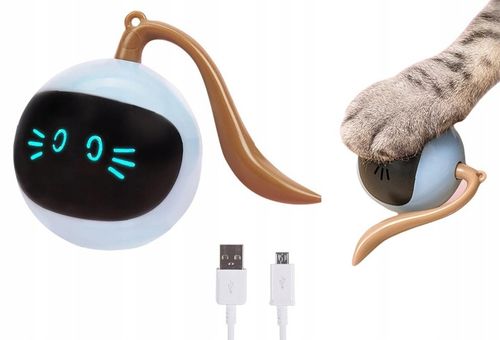Interaktywna automatyczna piłka dla kota usb I214 na Arena.pl