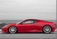 100 70CM OBRAZ PŁÓTNO FERRARI 360 CS- AXION23 PŁÓTNO RAMA