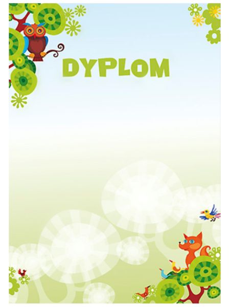 dyplom bajka 170g/m2 (25szt) zdjęcie 2