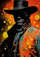 Plakat 21x29,7cm Kowboj Kosmosu