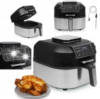 CYFROWY AIRFRYER 2 w 1 GRILL i FRYTKOWNICA BEZTŁUSZCZOWA 5,6L bez BPA PFOA