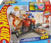 Hot Wheels City. JBM62 Sklepik guma balonowa + autko