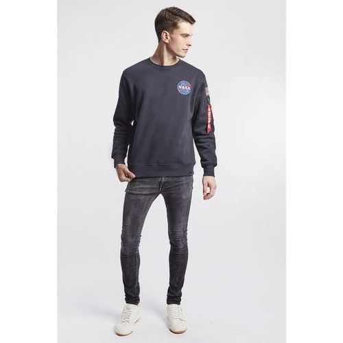 Alpha Industries SPACE SHUTTLE SWEATER 07 REP  BLUE M na Arena.pl