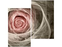 OBRAZ DRUK RÓŻA KTALNA JASNY RÓŻ