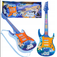gitara elektryczna dla dzieci led muzyka światło instrument prezent 5030a