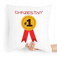 Poduszka Poszewka Dla Chrzestnego Na Prezent Z Nadrukiem Ze Zdjęciem