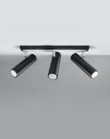 Spot LAMPA sufitowa Direzione SL.0501 reflektorowa OPRAWA listwa regulowane tuby czarne