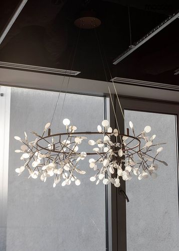 Wisząca lampa Flora MSE010100215 dekoracyjna LED 48,6W złota