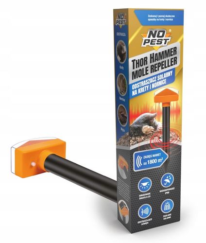 ODSTRASZACZ SOLARNY NA KRETY NORNICE I WĘŻE ODSTRASZACZ KRETÓW WĘŻY (2 SZT) na Arena.pl