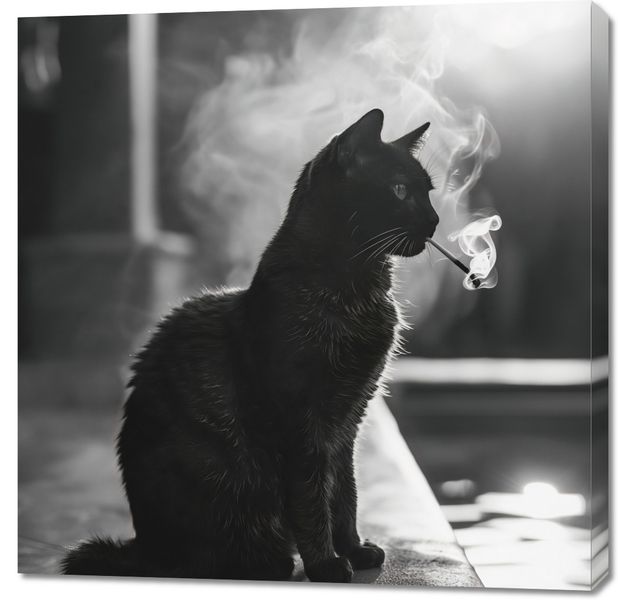 Obraz 90x90cm Kocia Przerwa zdjęcie 1