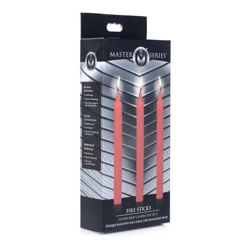 xr brands candle drip set - zestaw 3 bezzapachowych świec do masażu na Arena.pl